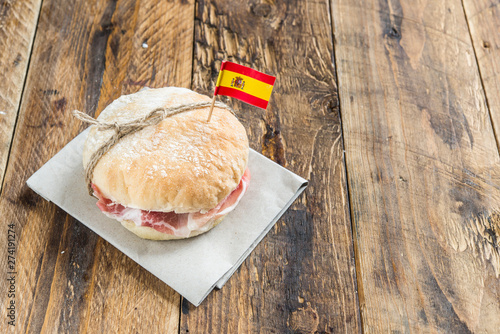 Jamon iberico Bocadillo photo