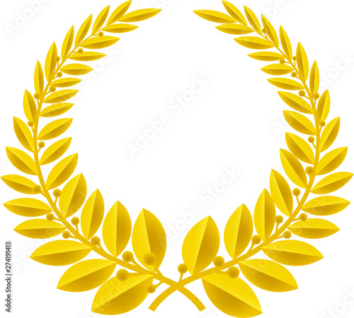 Geometric laurel wreath sym...