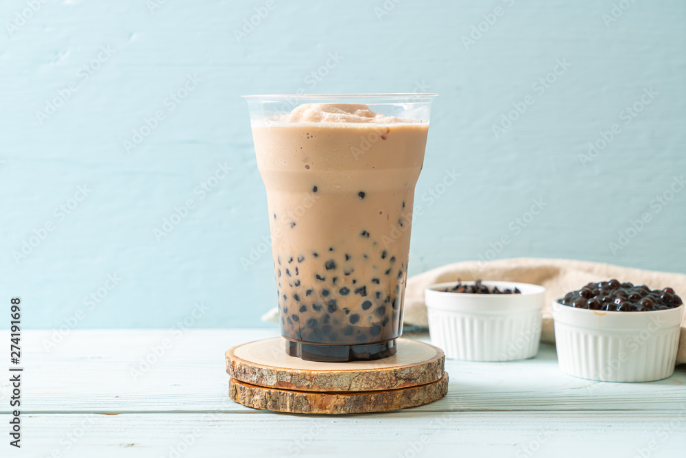 Taiwan milk tea with bubbles Taiwan milk tea with bubbles