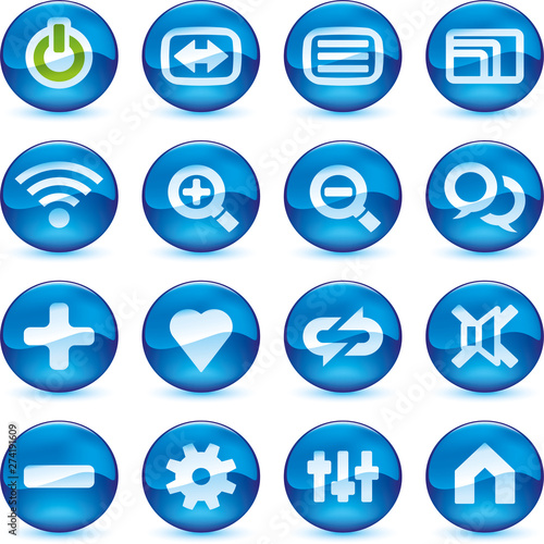 Vector illustration. Icons ...