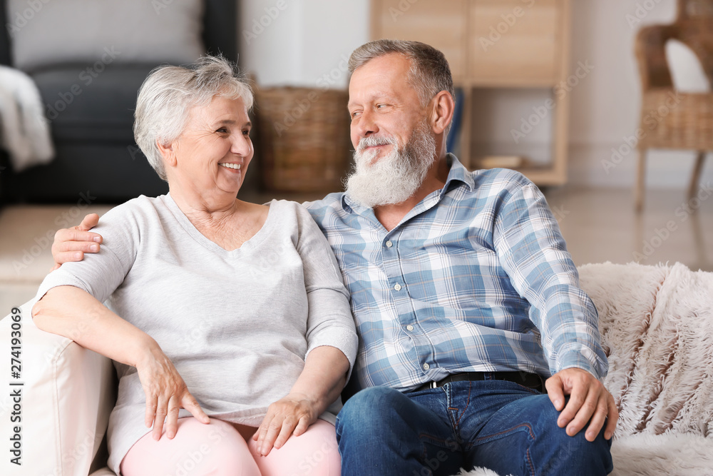 Portrait of elderly couple in nursing home Portrait of elderly couple in nursing home
