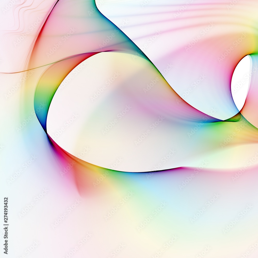 Shiny Abstract Pastel Color Backdrop Design Stock Photo, Picture