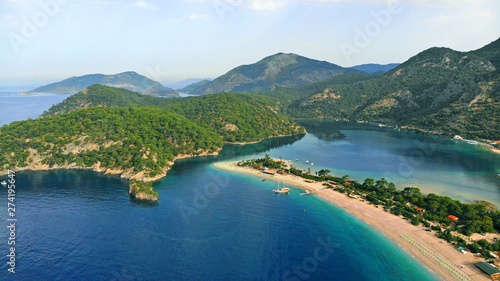 Blue lagoon beach in the morning, Turkey, Fethiye