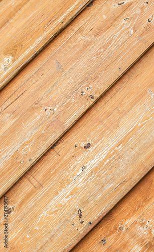 Wooden texture background. Ecological floor outdoors. Planks.