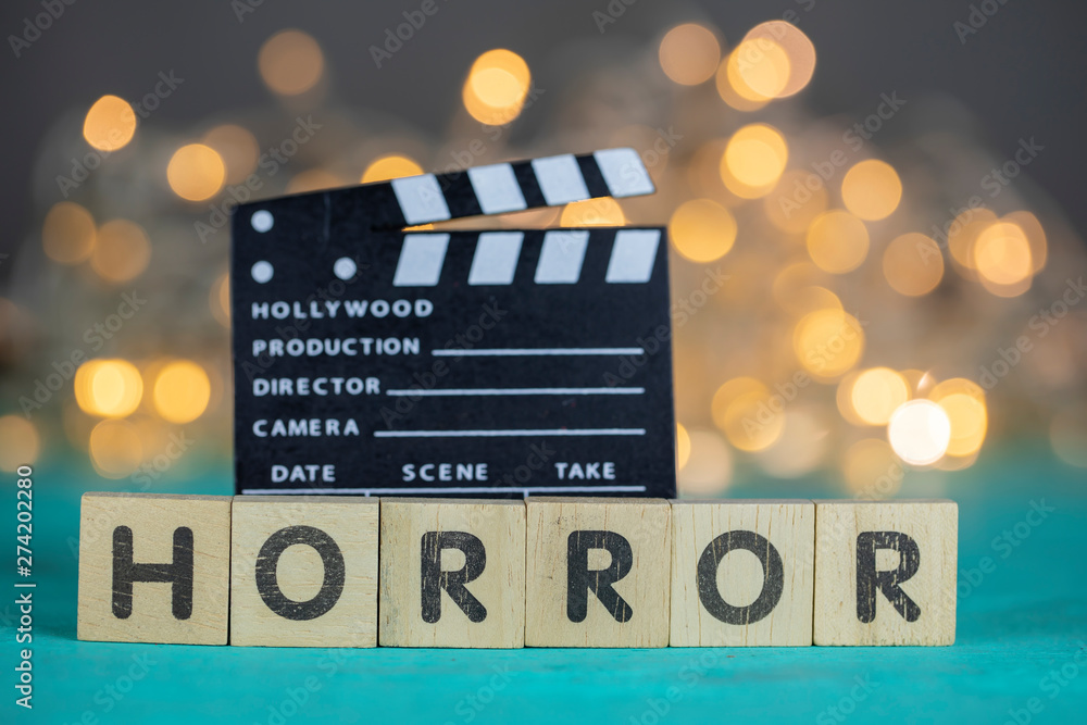 Horror Movie Concept, Clapperboard