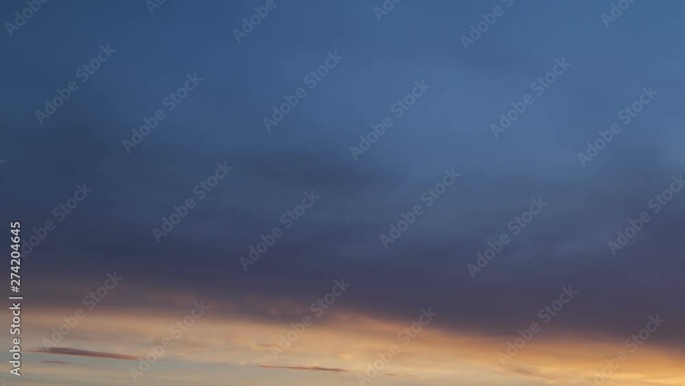 Clouds at sunset, dramatic sky, time lapse Clouds at sunset, dramatic sky, time lapse
