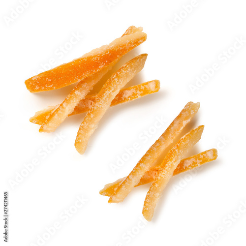 Candied orange peel, scorzette di arancia candite