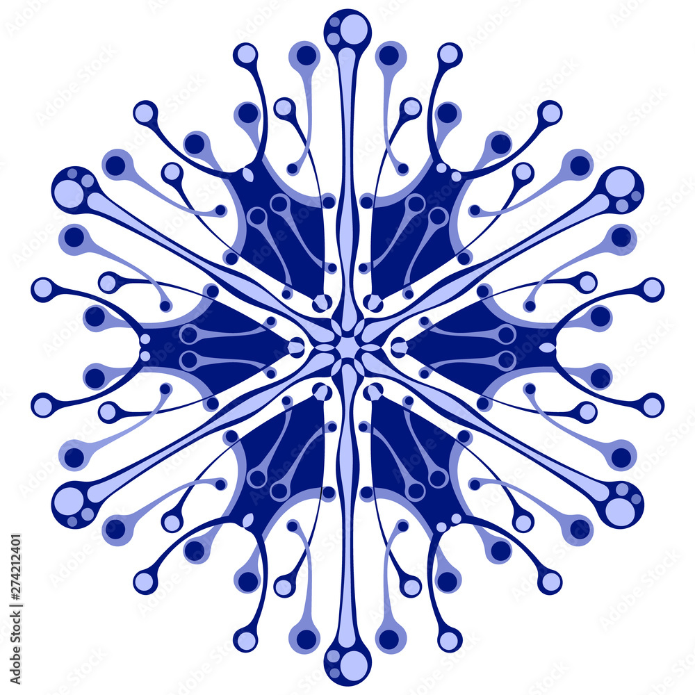 Crystal snowflakes in flat style. Blue snowflake on a white background. An isolated element to create Christmas decorations, winter patterns, snow background. Crystal snowflakes in flat style. Blue snowflake on a white background. An isolated element to create Christmas decorations, winter patterns, snow background.