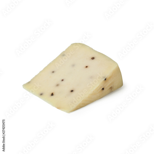 Typical italian cheese Sicilian cheese Pepato 