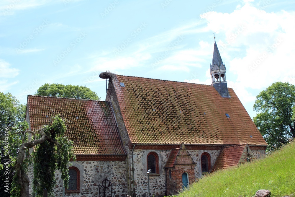 Die Kirche in Schwabstedt an der Treene. Die Kirche in Schwabstedt an der Treene.