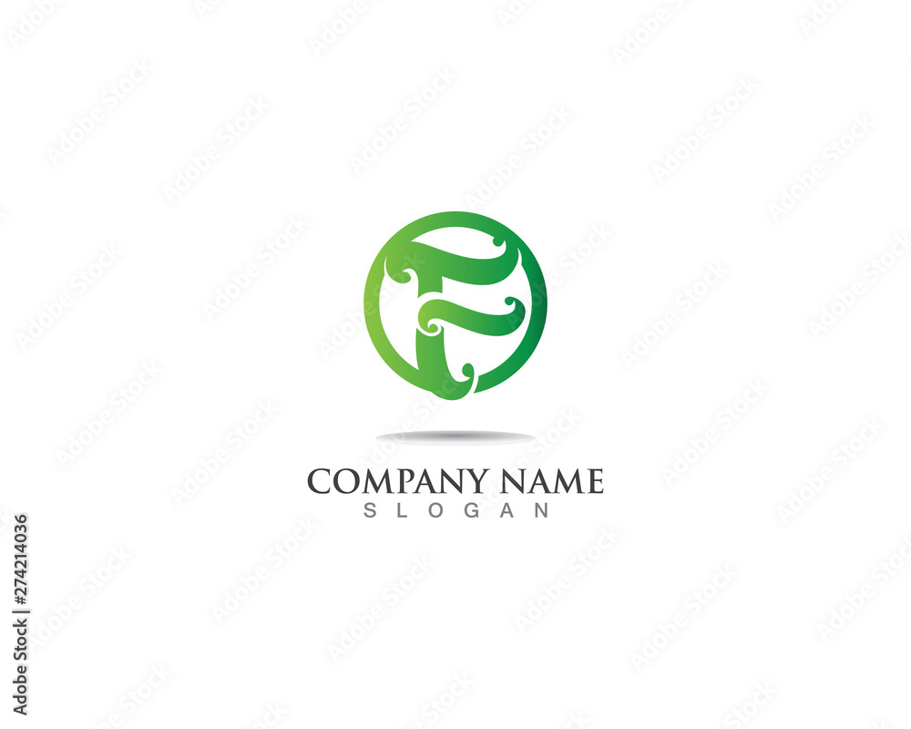F logo and symbol template vector icon F logo and symbol template vector icon