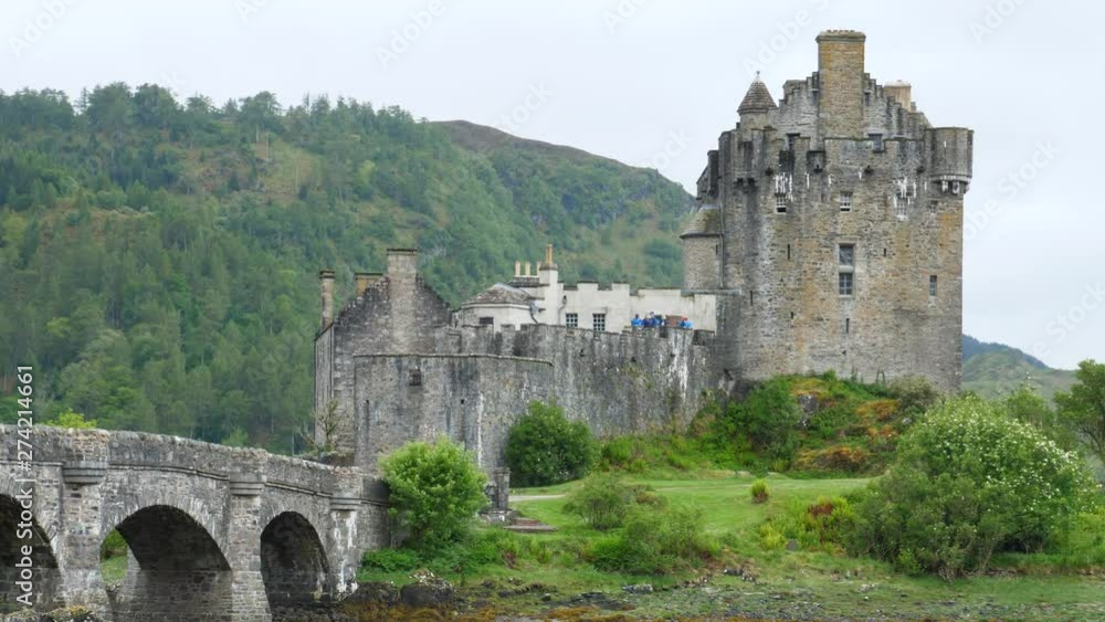 Eilean Donan Castle in the Highlands of Scotland. Eilean Donan Castle in the Highlands of Scotland.
