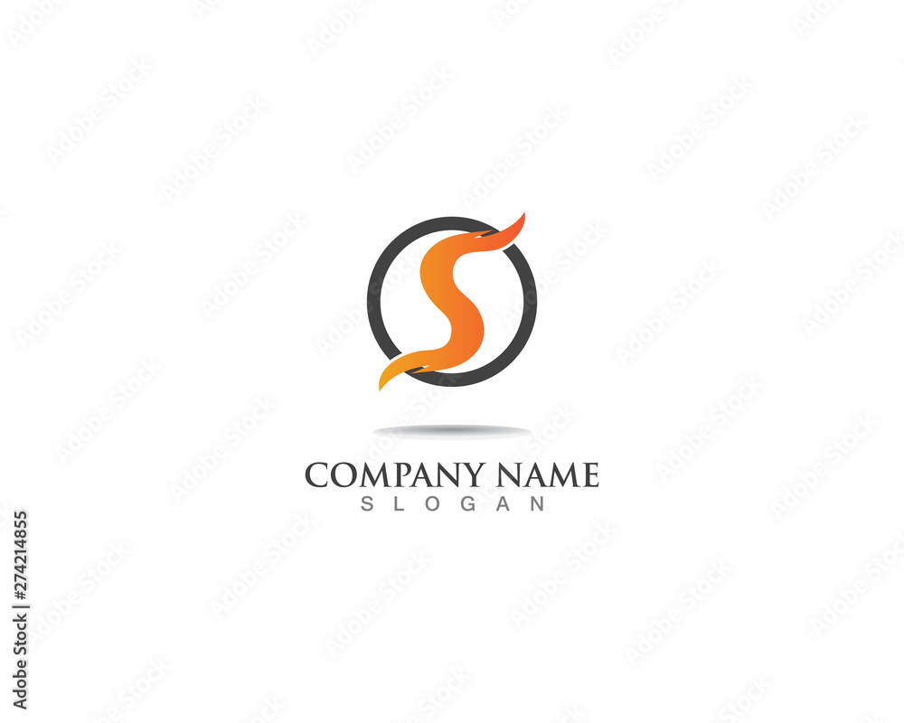 Business corporate letter S logo design vector Business corporate letter S logo design vector