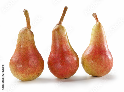 carmen pears isolated on white background