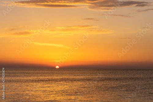 sunset at the sea © Julia