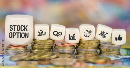 Billede på lærred Stock Option