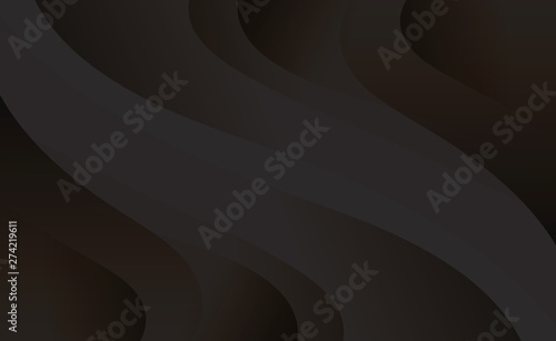 Black background wave