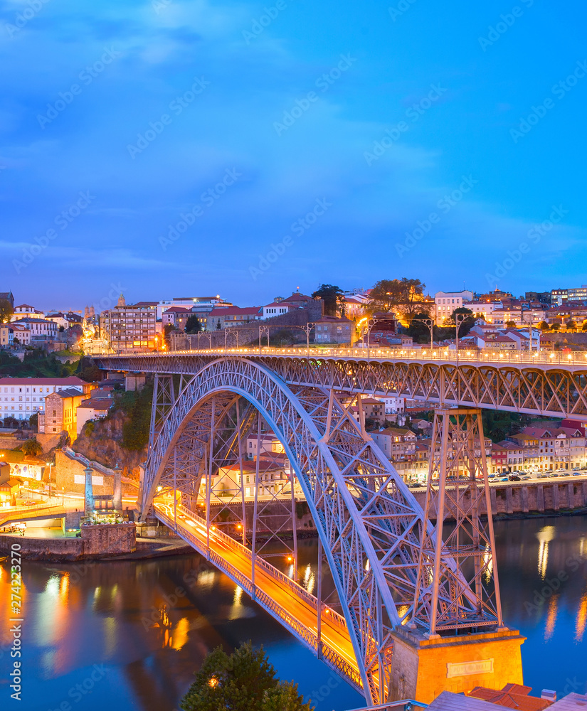 Dom Luis Bridge, Porto skyline