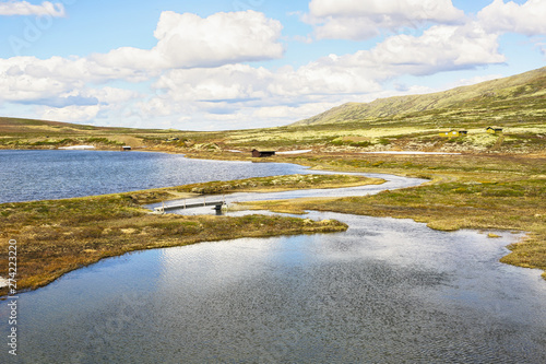 River Orkla and the lake Orkel, Norway