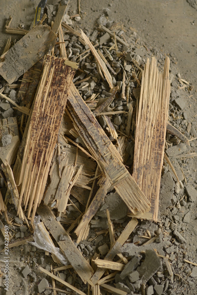 Wooden letter N Wooden letter N