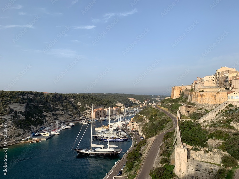 view of Bonifacio Corsica