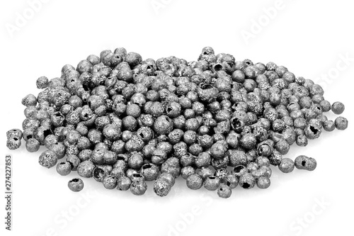 Foto 99.8% fine iodine isolated on white background