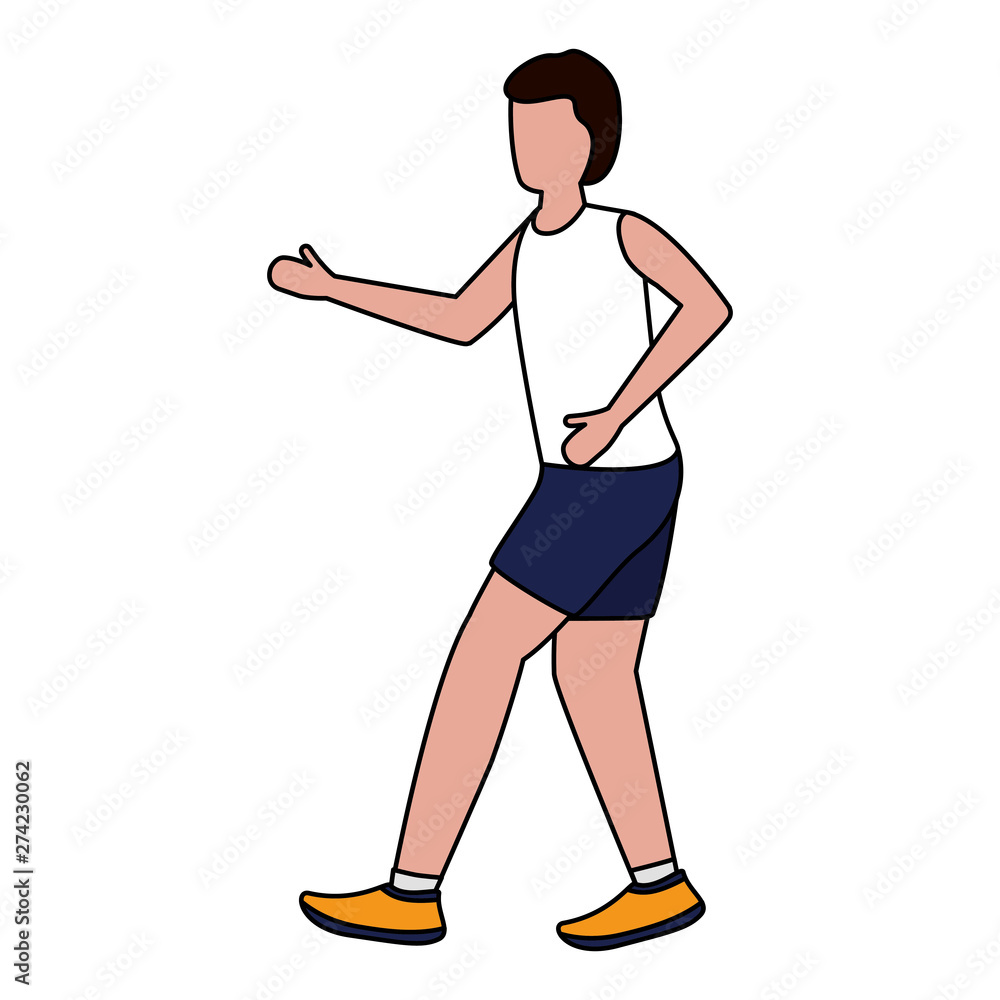 people running activity