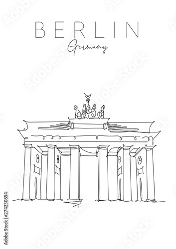 Poster Brandenburg Gate