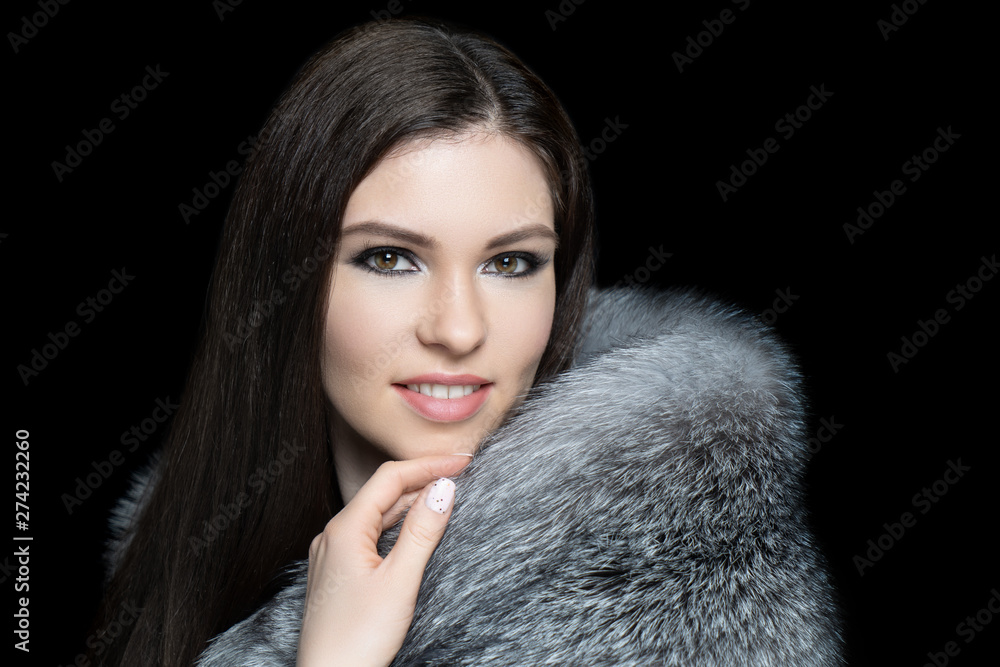 photo conceptual idea fur store beauty woman photo conceptual idea fur store beauty woman