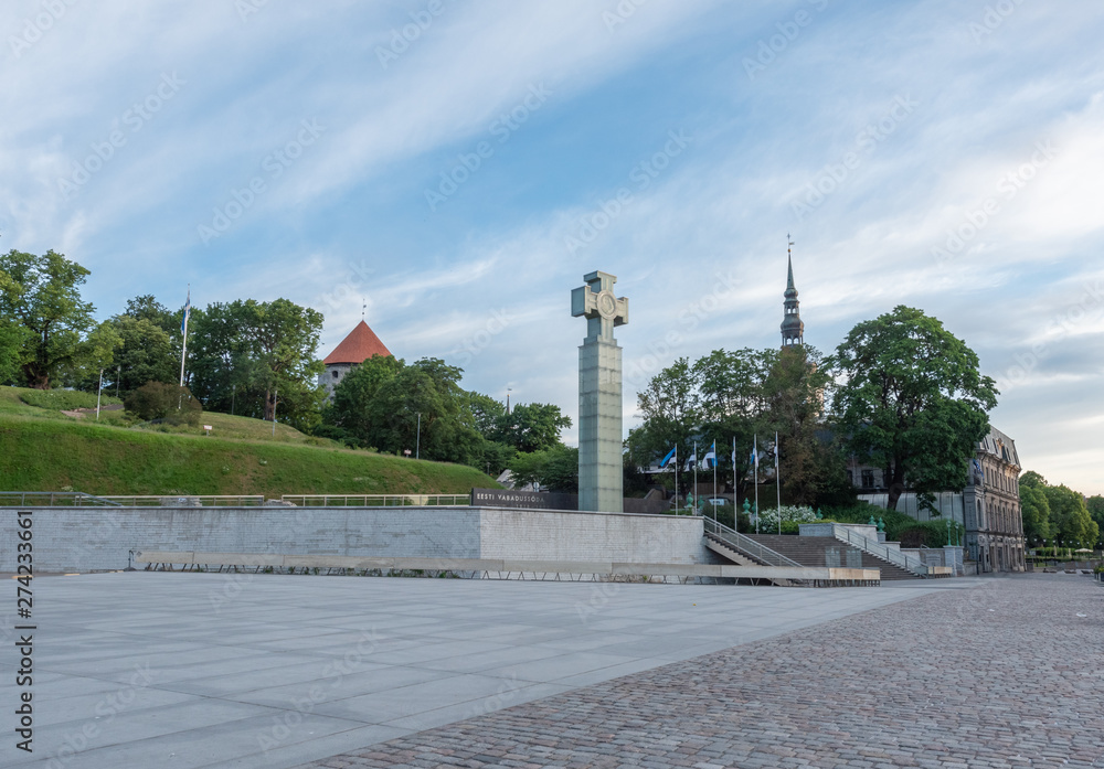 monument of freedom Tallinn Estonia