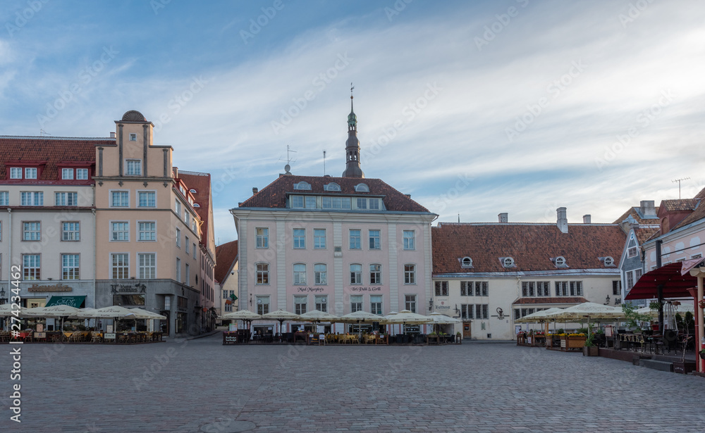Fototapeta premium Town Hall Square Tallinn Estonia