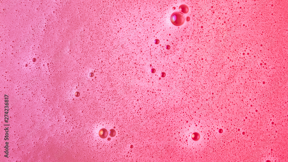 pink bath bomb in water