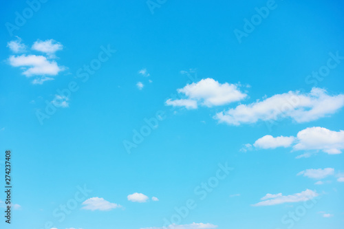 Blue sky background