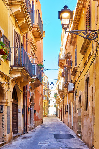 Old City of Syracuse in Sicily