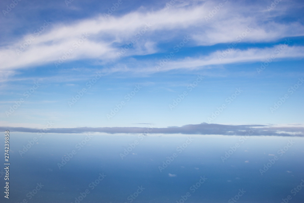 Fototapeta premium Beautiful clouds picture for text