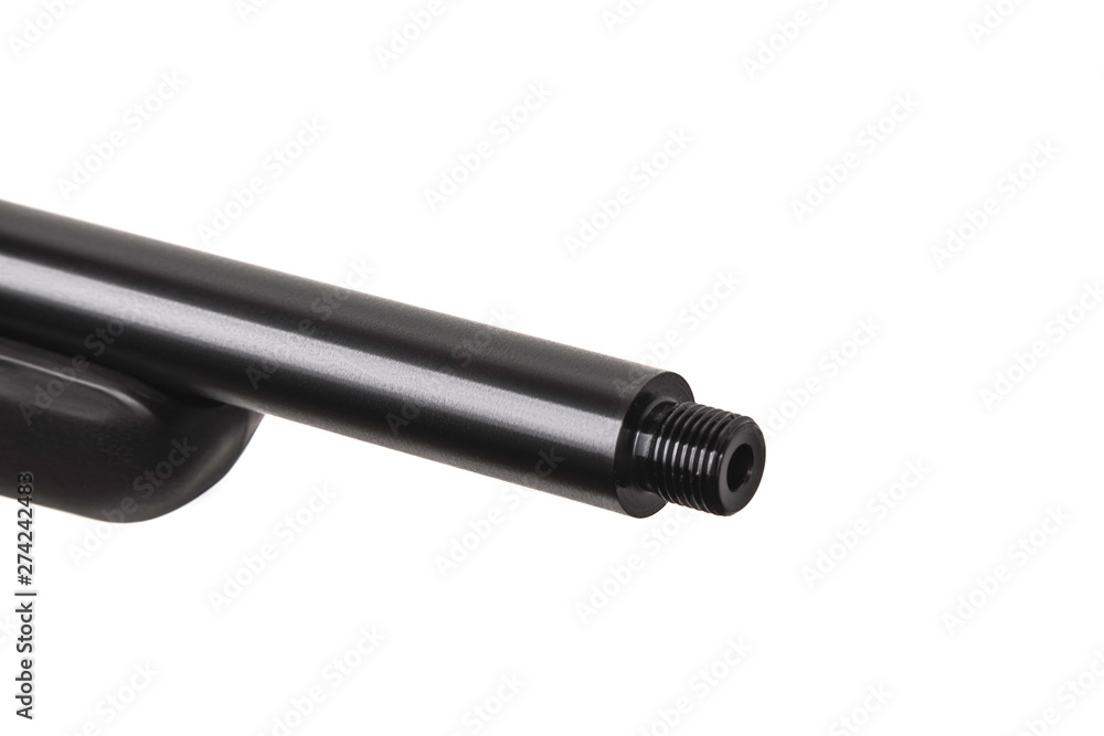 Small-bore rifle 22 lr isolated on white background. Small-bore rifle 22 lr isolated on white background.