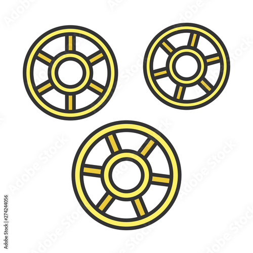 Rotelle color icon