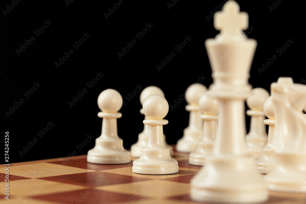 chess on board business concept chess on board business concept