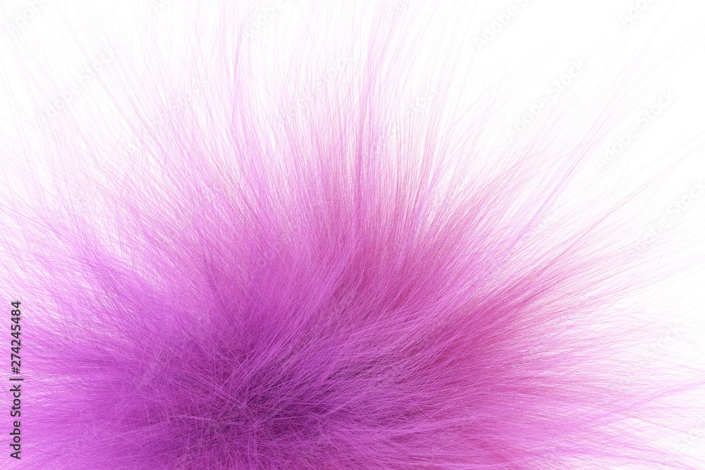 Obraz premium Closeup artistic look abstract of fur, for design background, 3D rendering & illustration.