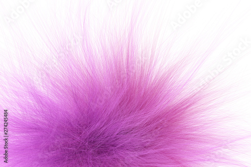 Closeup artistic look abstract of fur  for design background  3D rendering   illustration.