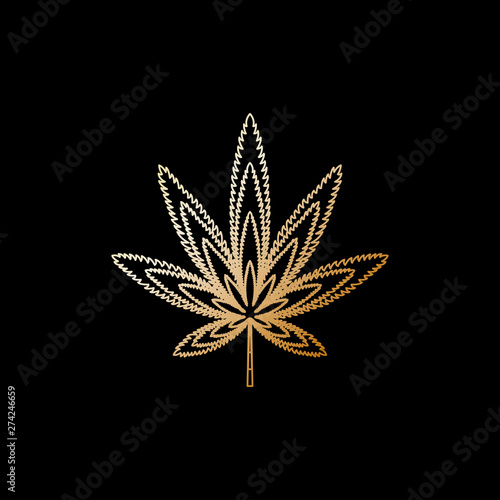 marijuana leaf design