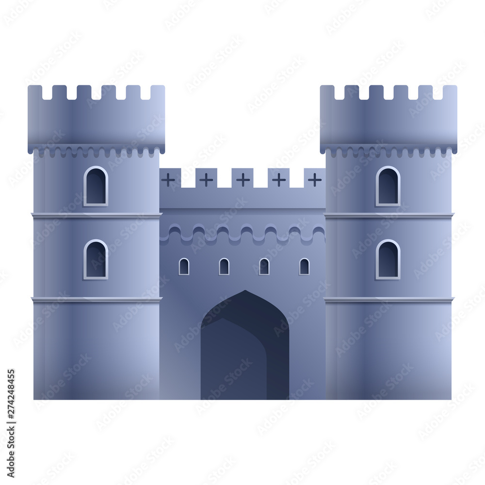 beautiful cartoon castle, vector illustration beautiful cartoon castle, vector illustration