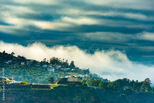 View of Niebla, a small town in the river mouth of Valdivia River, Region de Los Rios, Chile photo