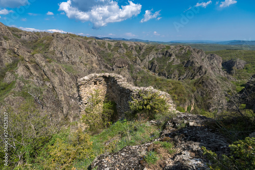 Ruins of an Old Tower in Birtvisi Canyon, Georgia © tilpich