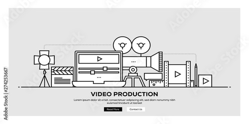 VIDEO PRODUCTION INFOGRAPHIC DESIGN
