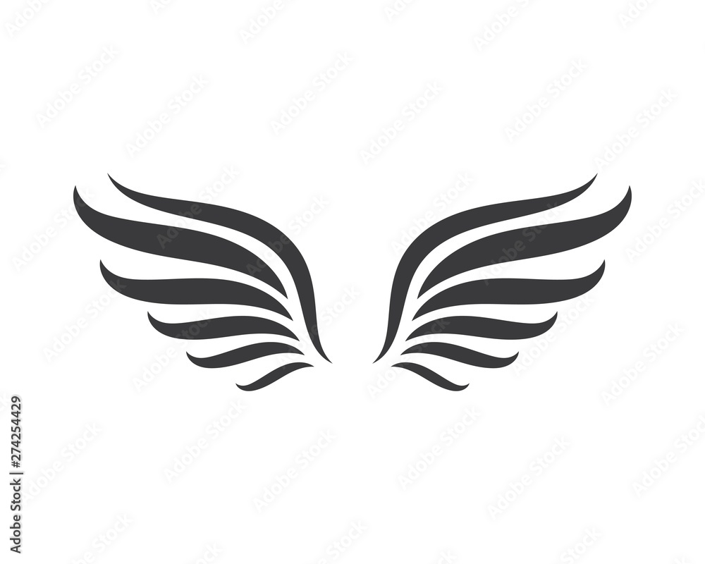 wing logo symbol icon vector illustration wing logo symbol icon vector illustration