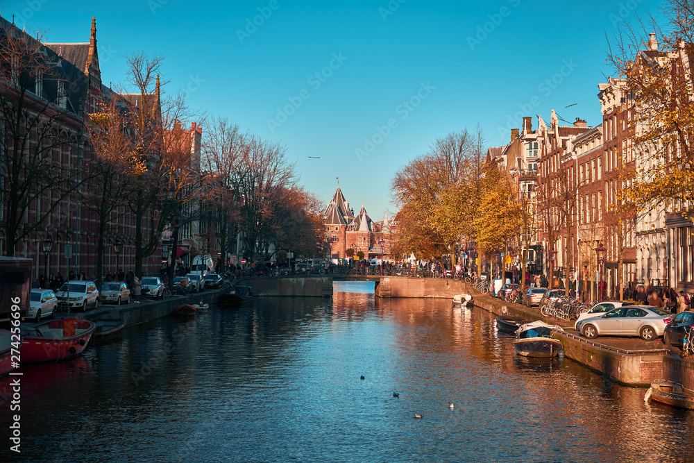 Amsterdam in the fall.