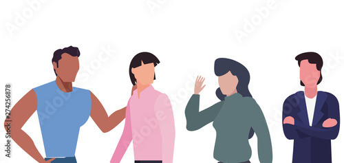 people team work icon vector ilustration