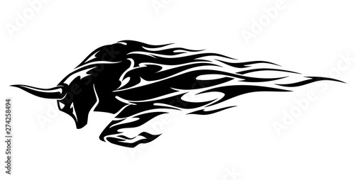 Bull Super Charge, Abstract Flame