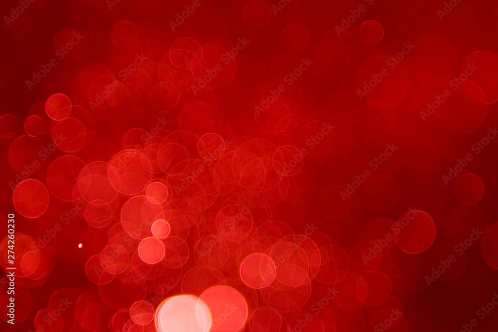 Ruby red bokeh background - obrazy, fototapety, plakaty 